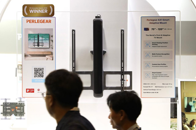 Perlegear Showcases AI-Adaptive AX1 TV Mount at IFA 2026