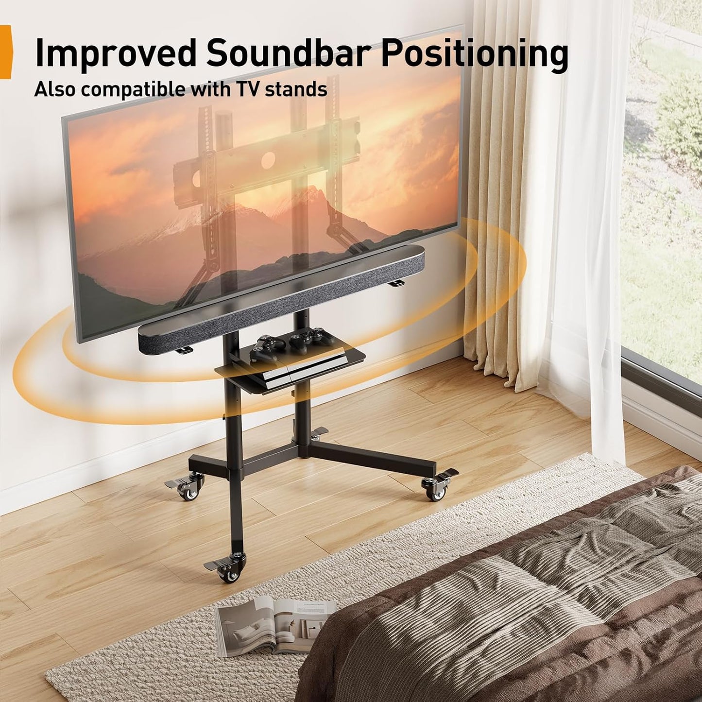 Soundbar Mount with Adjustable Height