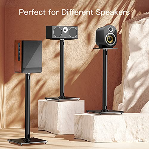 Speaker Stand for Bookshelf Speakers Up To 22 lbs
