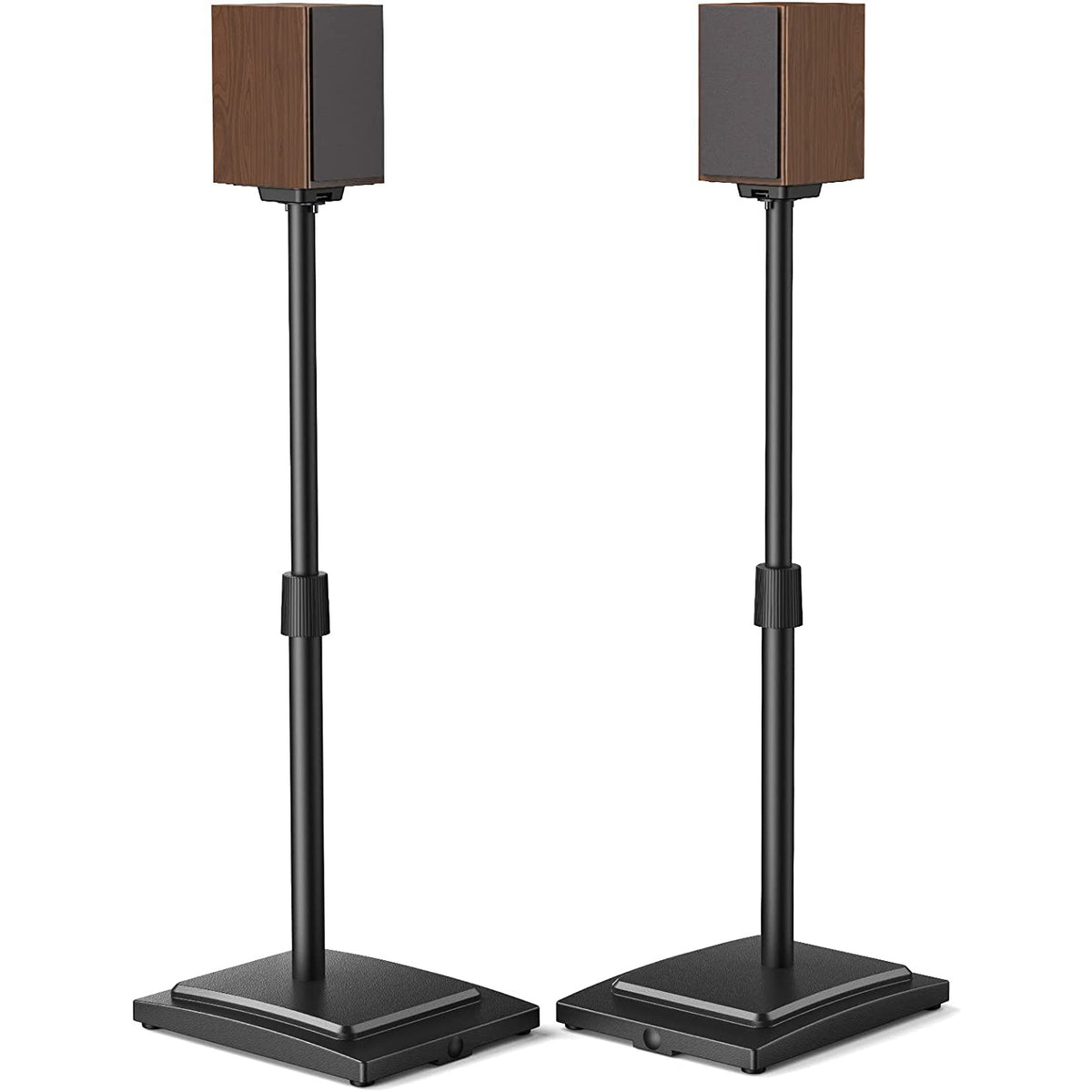 Adjustable height Speaker Stand For Small Bookshelf and Satellite Spea