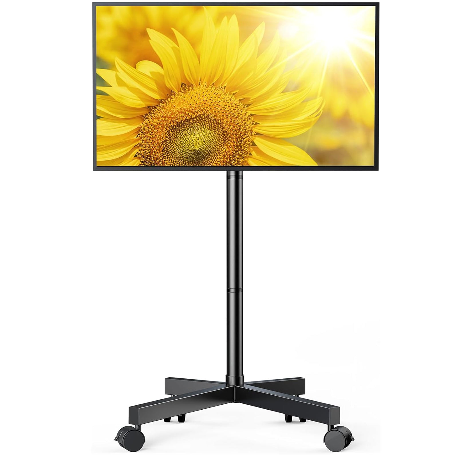 Rolling TV Stand for 23-60 Inch LCD LED OLED 4K Smart TVs