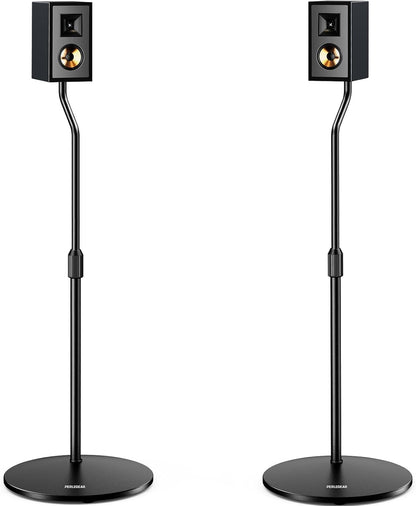 Height-Adjustable Speaker Stand Pair