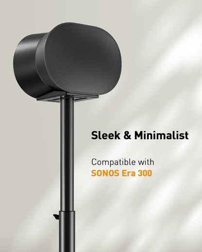 Speaker Stand for Sonos Era 300, Adjustable Height 33”-42”