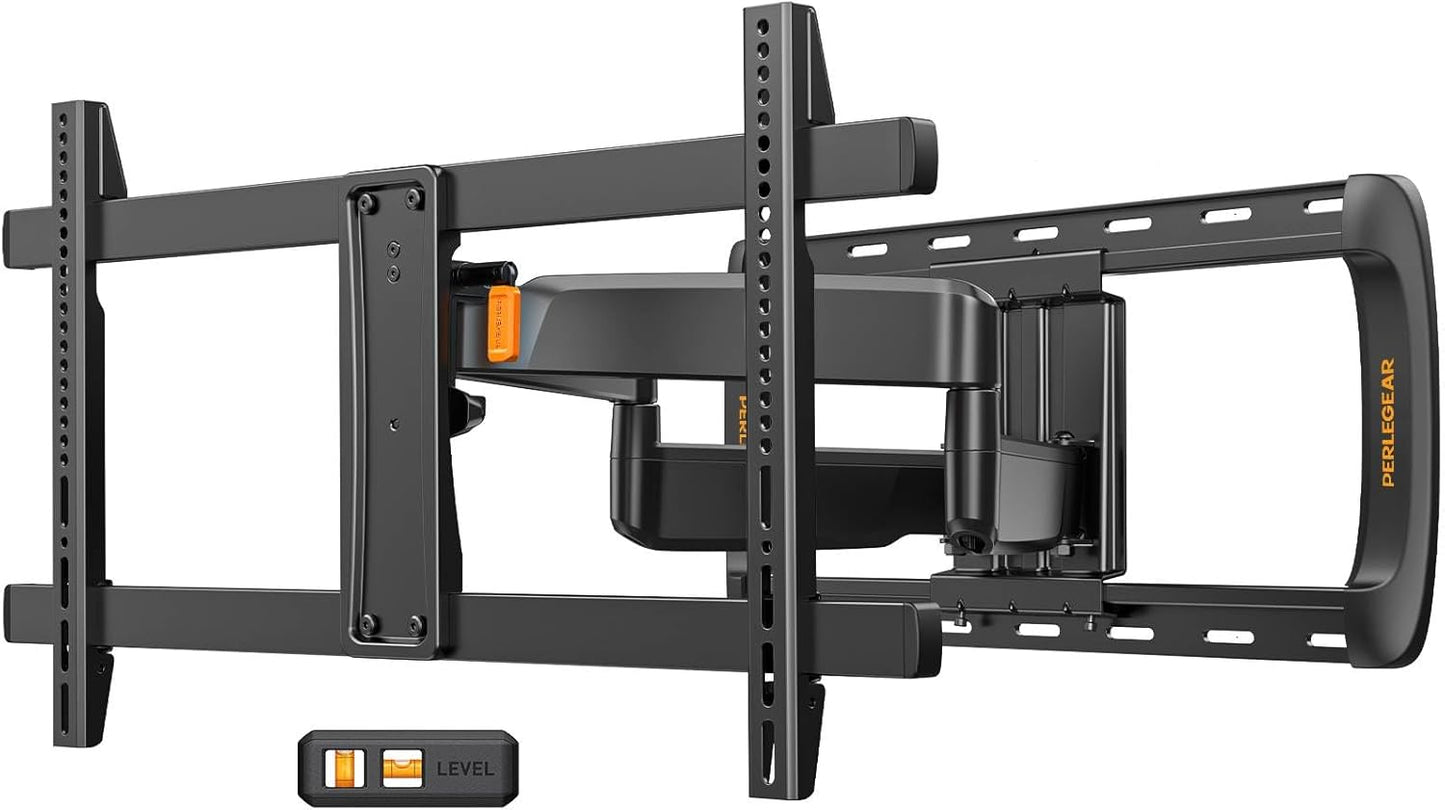 Perlegear Full Motion TV Wall Mount for 42-95″ TVs, PGTVM41B-LF-US