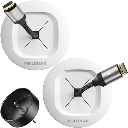 Perlegear Cord Hider for Wall Mounted TV, in-Wall Cable Management Kit