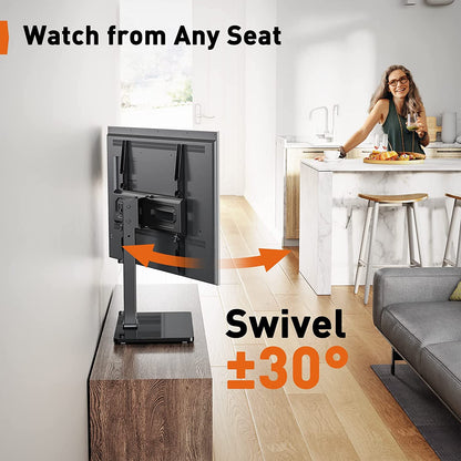 Swivel Tabletop TV Stand For 32" to 65"