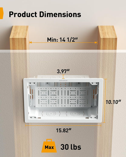 Perlegear 9″ in-Wall Media Box