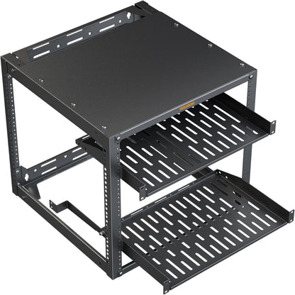 10U Open Frame Network Rack for 19″ Servers & AV Gear