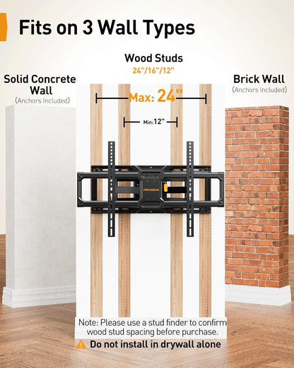 Perlegear AuraFrame™ Pre-Assembled TV Wall Mount