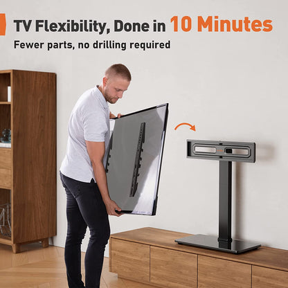 Swivel Tabletop TV Stand For 32" to 70"