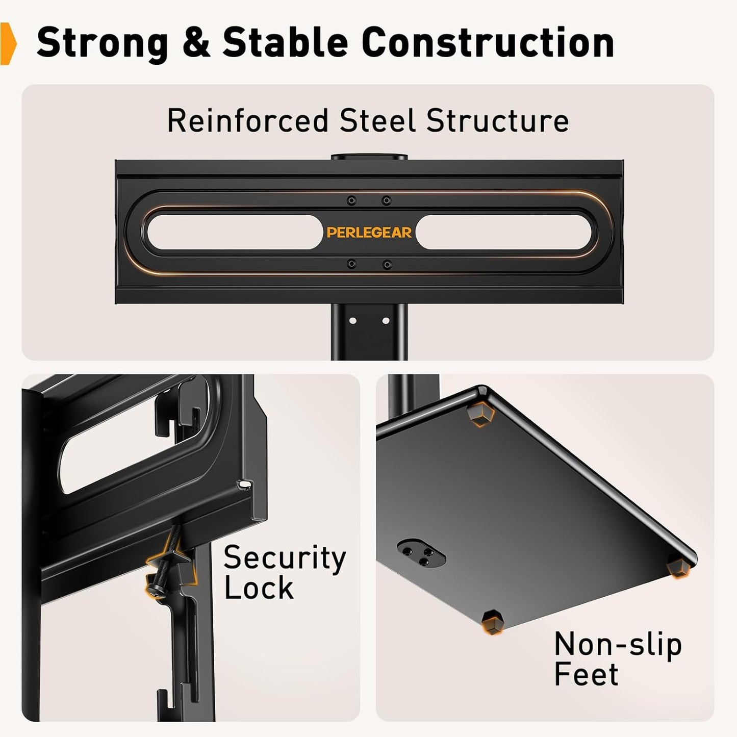 Fixed Tabletop TV Stand For 32" TO 60" TVS
