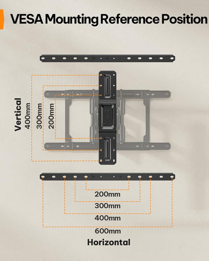Full-Motion Heavy-Duty TV Wall Mount for 42"-90" TVs | FX33