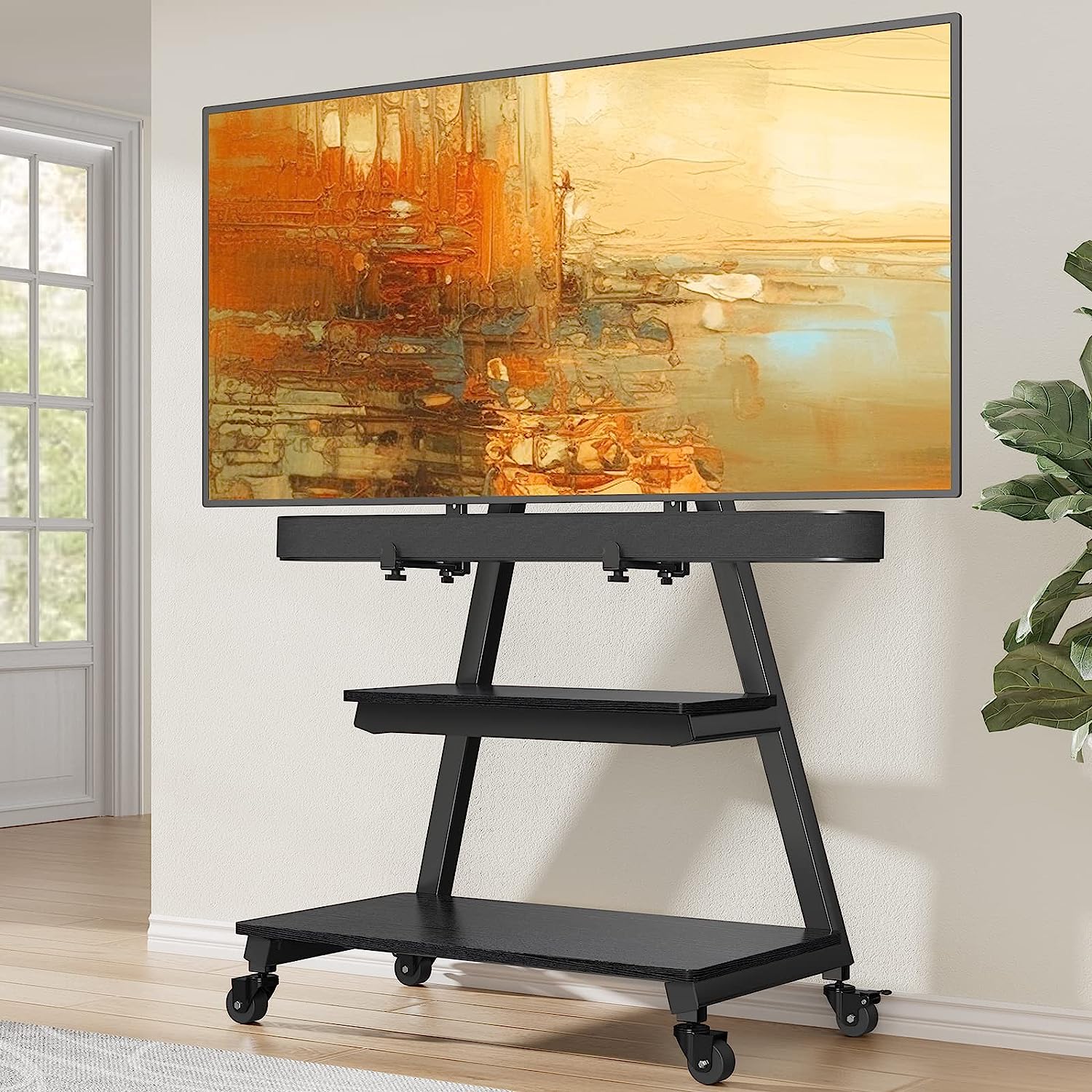 Heavy-Duty TV Cart For 43