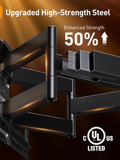 Full Motion TV Wall Mount For 42" to 90" TVs