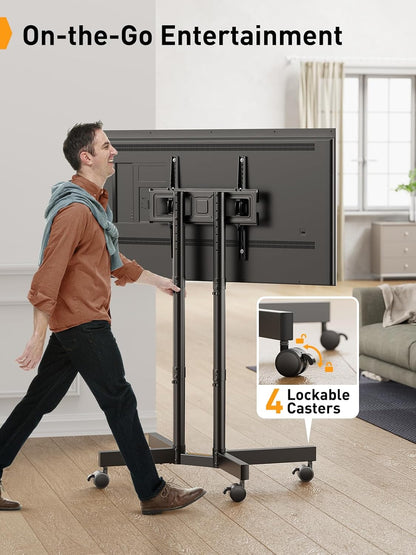 Rolling TV Stand for 32-70 inch TVs