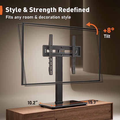 Swivel Tabletop TV Stand For 32" to 70"
