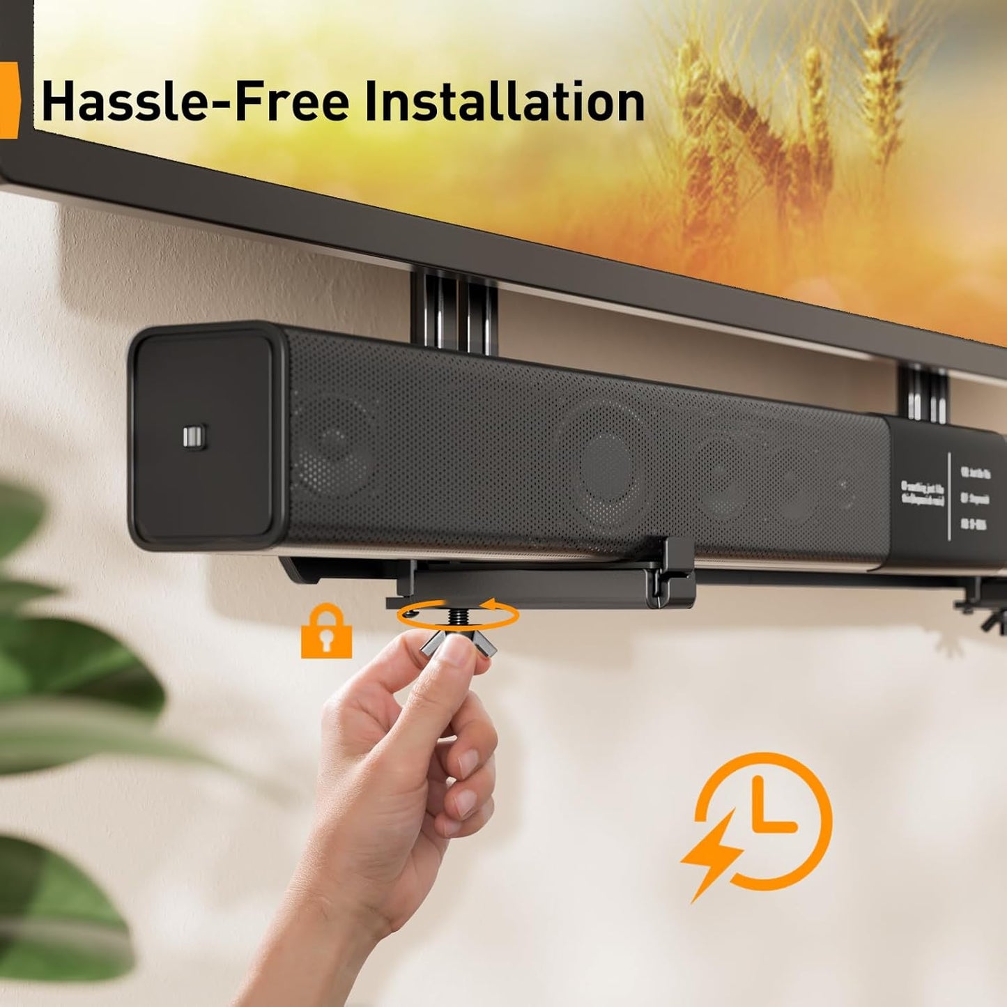 Soundbar Mount with Holes/Without Holes