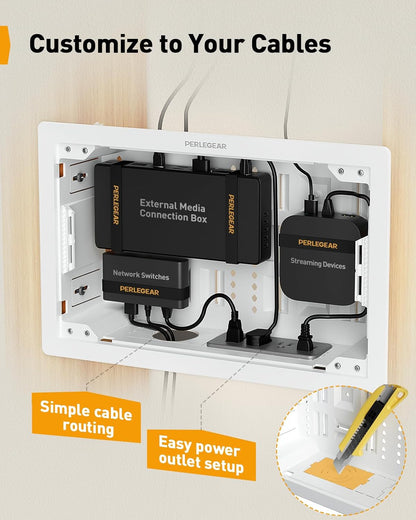 Perlegear 9″ in-Wall Media Box