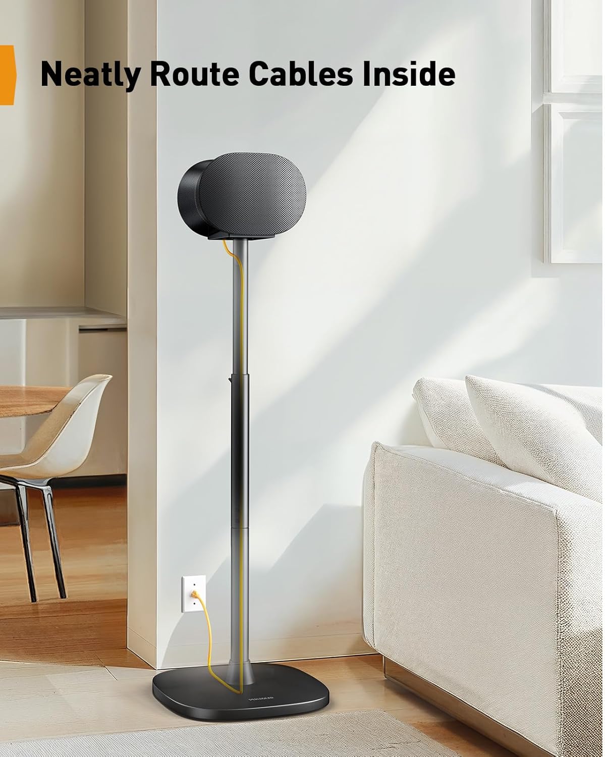 Speaker Stand for Sonos Era 300, Adjustable Height 33”-42”