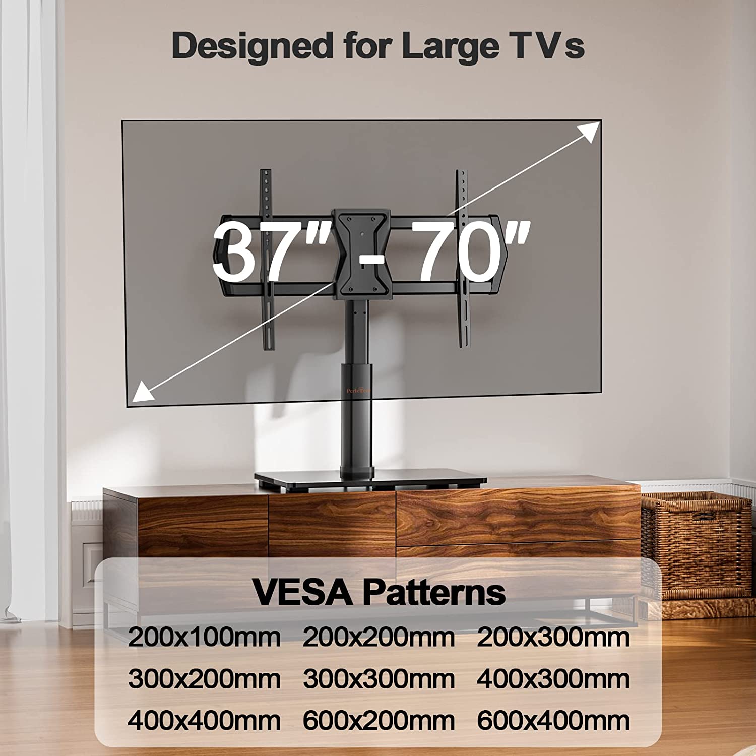 Fixed Tabletop TV Stand For 37