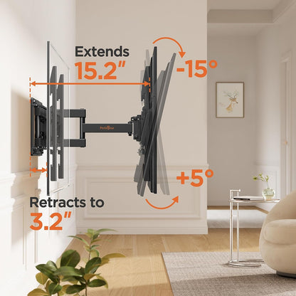 Full Motion TV Wall Mount For 26" To 65" TVs, PGMFK4