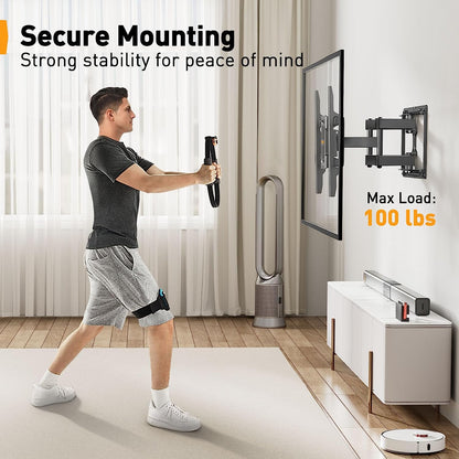 Telescopic Support TV Wall Mount For 40" To 82" TVs, PGLF9-US