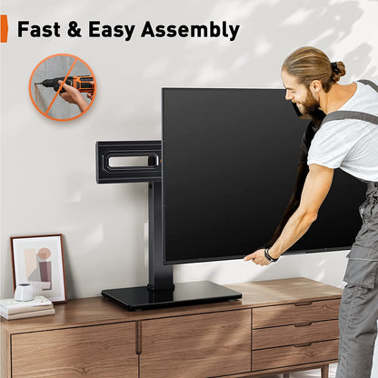 Swivel Tabletop TV Stand For 32" to 65"