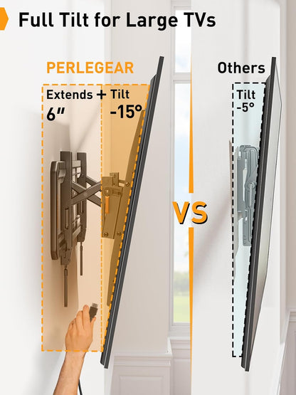 Advanced Tilt TV Wall Mount For 42" To 90" TVs, PGAT2-US