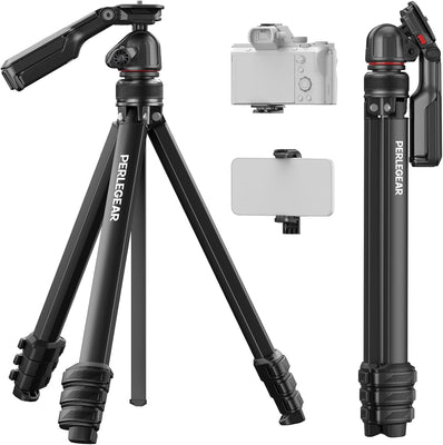 59.84″ Portable and Height-Adjustable Tripod for Camera and Phone