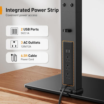 Universal TV Stand with Power Outlet for 32-80 inch TVs