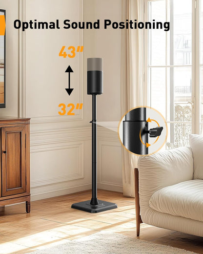 Speaker Stands Compatible with Sonos Era 100, One, One SL, Play:1