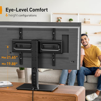 Universal TV Stand with Power Outlet for 32-80 inch TVs