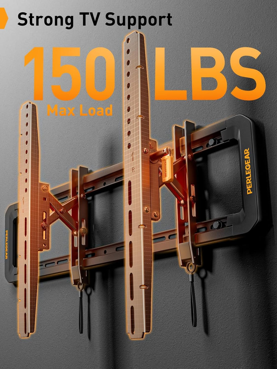 Universal TV Wall Mount Bracket – Tilting, Fits 32" To 70" Screens, VESA Compatible
