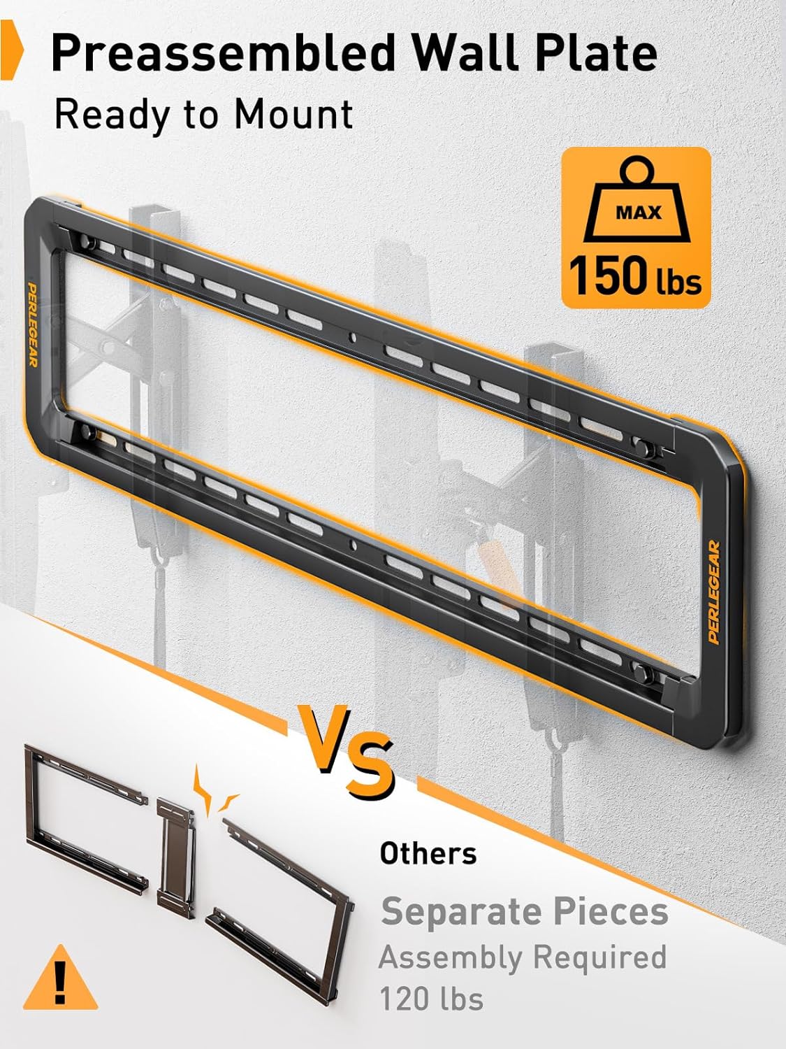 Advanced Tilt TV Wall Mount For 42" To 90" TVs, PGAT2-US