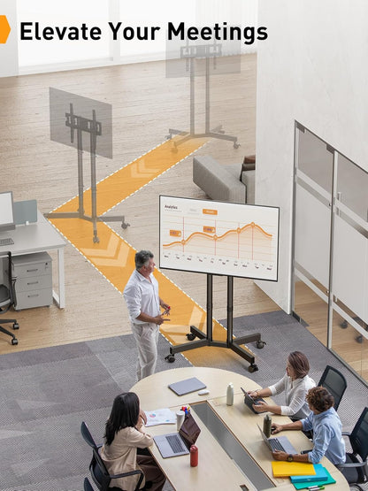 Rolling TV Stand for 32-70 inch TVs