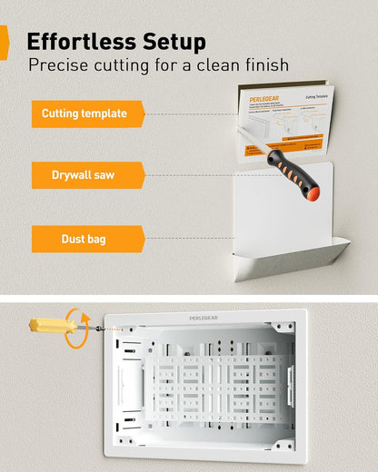 Perlegear 9″ in-Wall Media Box