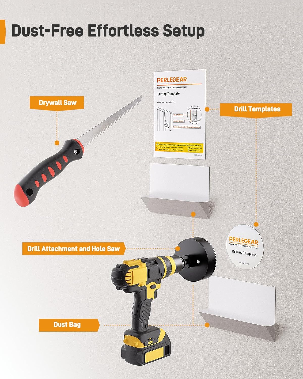 Cord Hider for Wall Mount TV with AC Outlets