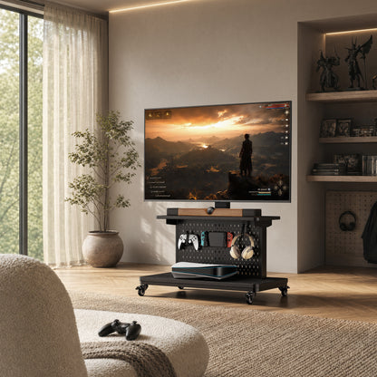 TV Cart with Remote Control For 32" To 80" TVs