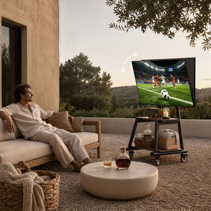 Heavy-Duty TV Cart For 43" To 82" TVs
