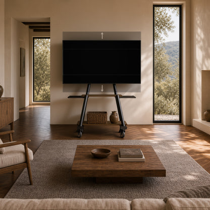 Heavy-Duty TV Cart For 43" To 82" TVs