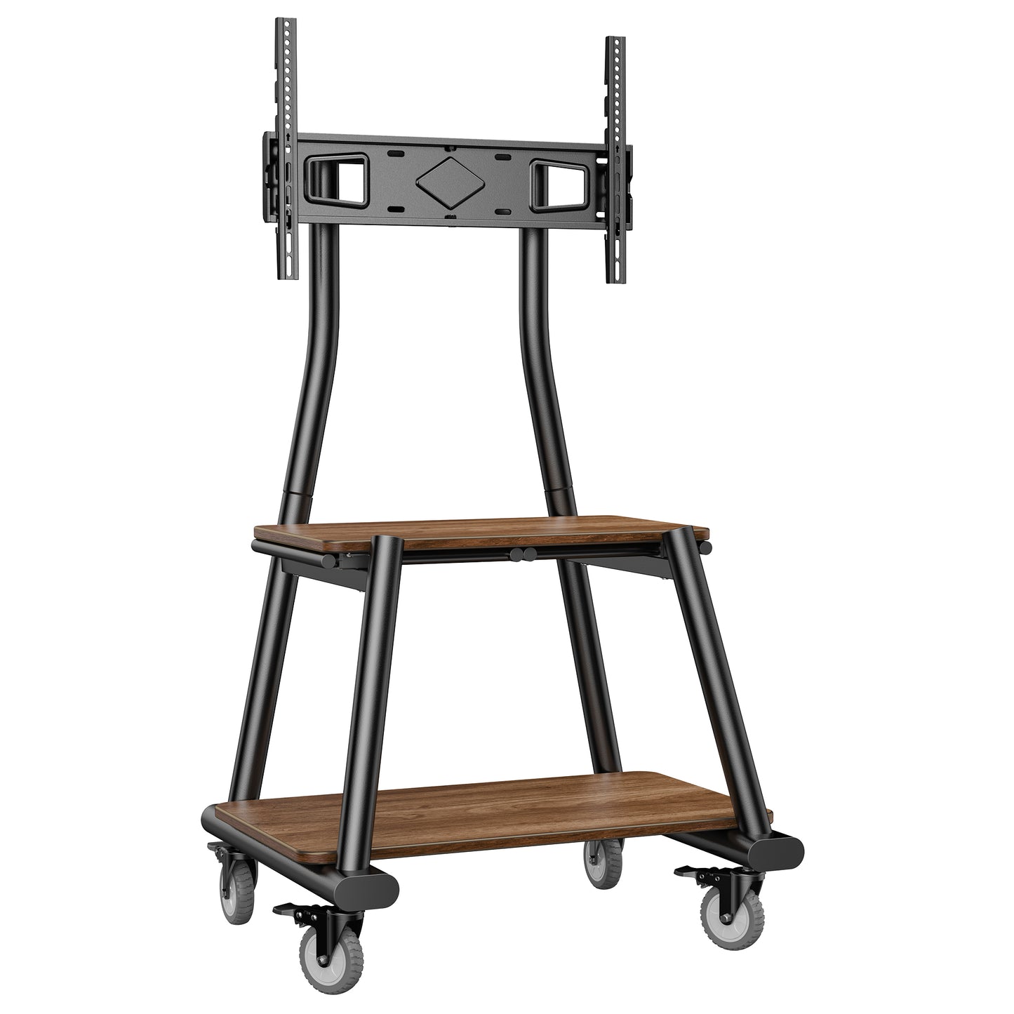 Heavy-Duty TV Cart For 43" To 82" TVs