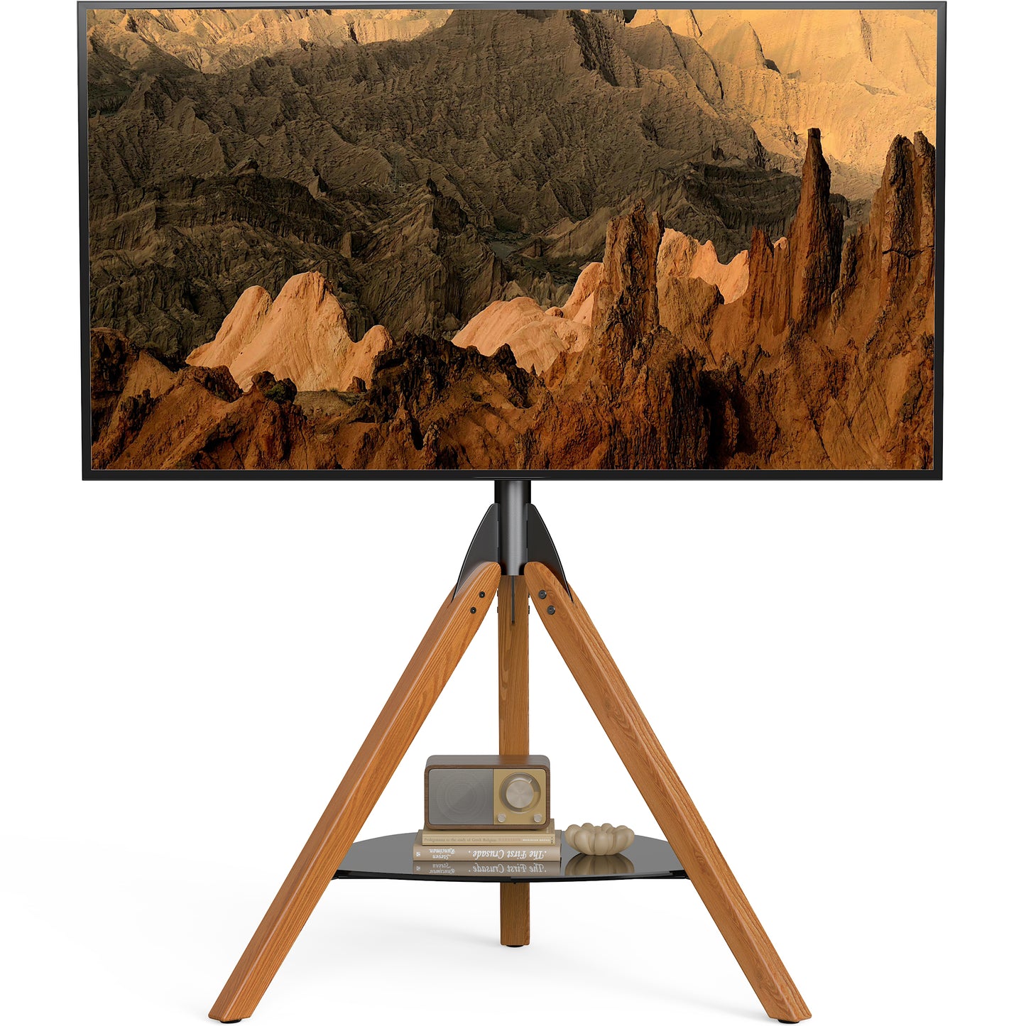 Perlegear Universal Floor TV Stand for 32–70" TVs,PGFLS34BPGFLS38B-US