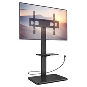 Floor TV Stand With Integrated Power Supply For 32" to 75" TVs