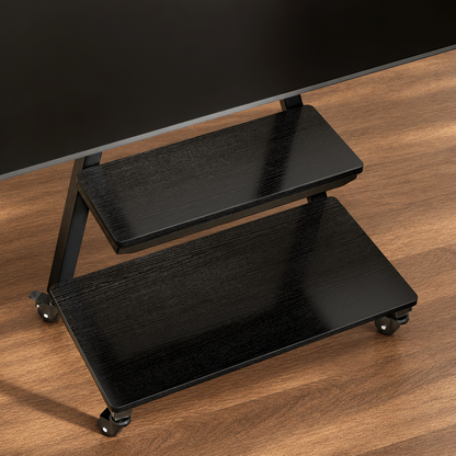 Tilting Heavy-Duty Floor TV Stand for 43"-83" TVs | TS22