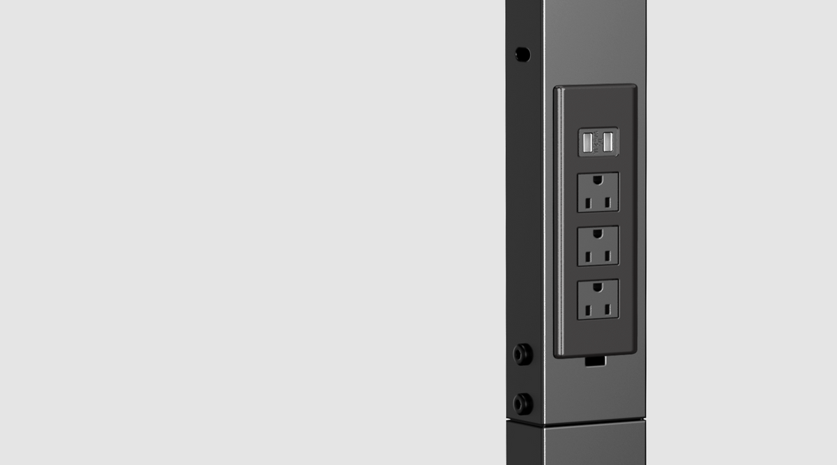 Built-In Power & Cable Management