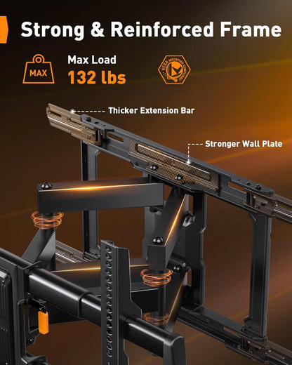 Perlegear Full Motion TV Wall Mounts, PGLF27B-US