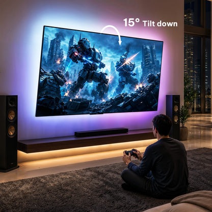 Perlegear AuraFrame™ Pre-Assembled TV Wall Mount