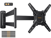 Long Arm Full Motion TV Wall Mount For 26" To 65" TVs, PGMF25B-US