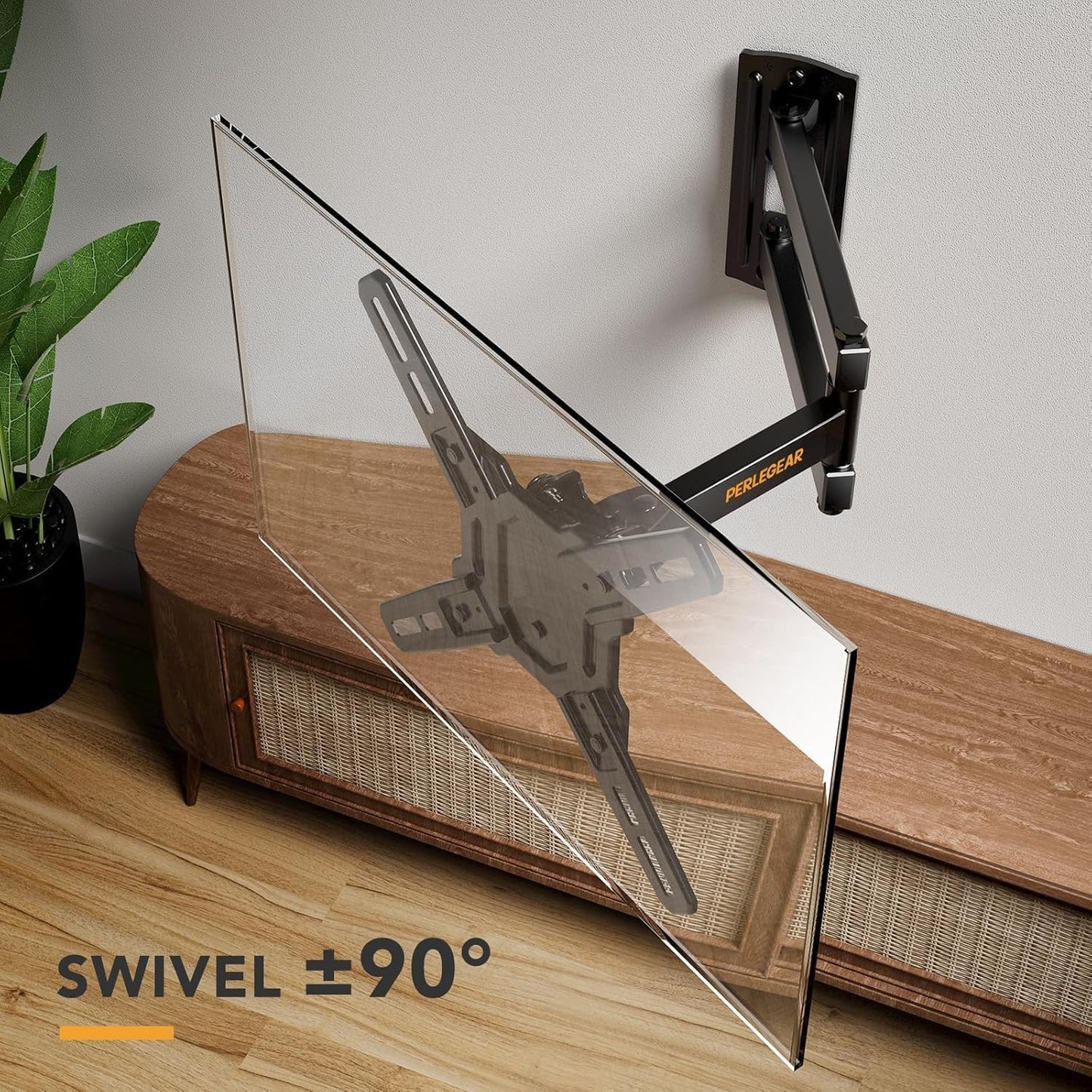 Full Motion TV Wall Mount For 13" to 43" TVs, PGPISF1