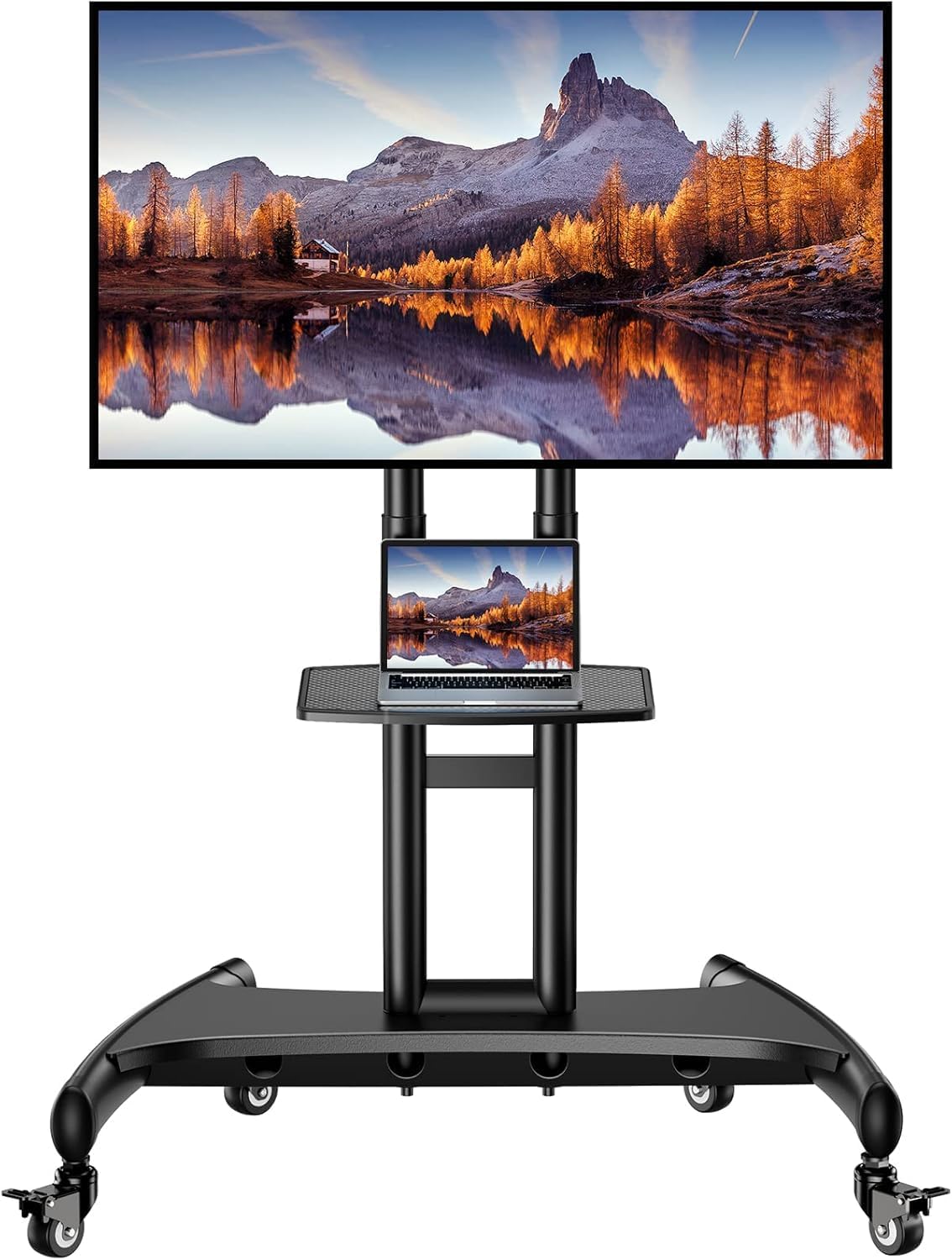Heavy-Duty TV Cart For 32" To 82" TVs